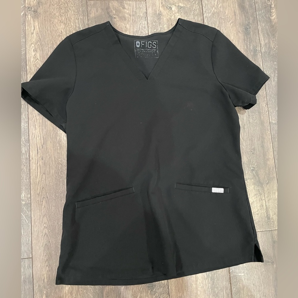 Figs casma women’s scrub top black